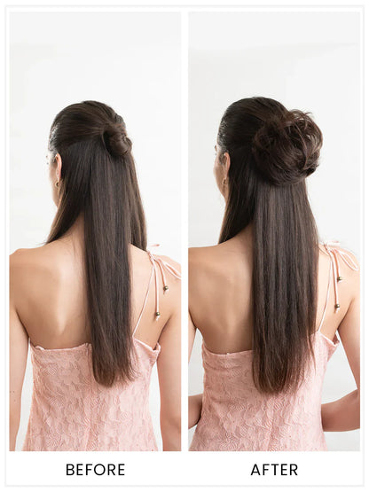 PREMIUM MESSY BUN HAIR SCRUNCHIES - IMPORTED